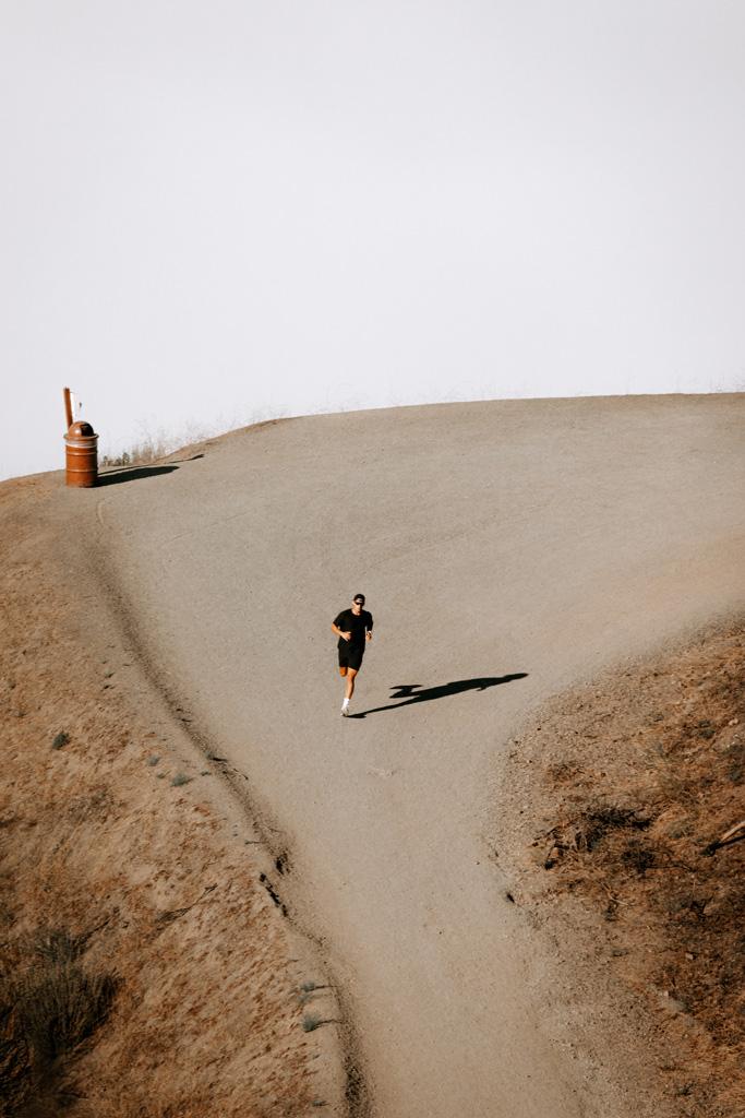 The coach is running.